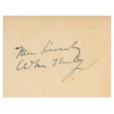 William McKinley signature cut. GFA Authenticated