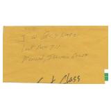 Killer Clown John Wayne Gacy Signed Envelope...
