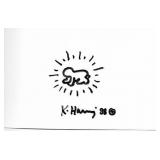 Pop Artist Keith Haring Signed Artwork