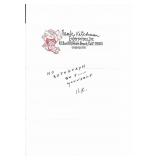 Dennis the Menace creator Hank Ketcham signed note