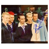 NSYNC band signed photo