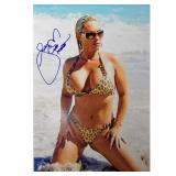 Model Coco Austin signed photo. JSA Authenticated