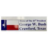 43rd President George W Bush bumper sticker