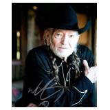 Willie Nelson facsimile signed photo