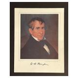 9th President William Henry Harrison Facsimile...