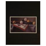 MLB Balls of Fame Lithograph Reprint on Card