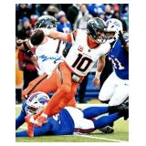 Bo Nix facsimile signed photo