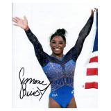 Olympic gymnast Simone Biles facsimile signed...