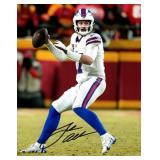 Buffalo Bills Josh Allen facsimile signed photo