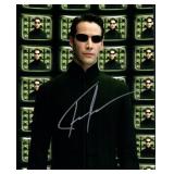 The Matrix Keanu Reeves facsimile signed photo