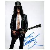 Guns N Roses Slash facsimile signed photo