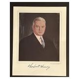 31st President Herbert Hoover Facsimile Signed...