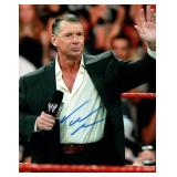 WWE CEO Vince McMahon facsimile signed photo