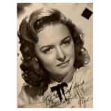 Donna Reed facsimile signed photo. 3x5 inches