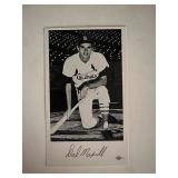 Dal Maxvill facsimile signed photo. 3x5 inches