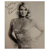 Angie Dickinson facsimile signed photo. 3x5 inches