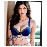 Alexandra Daddario facsimile signed photo