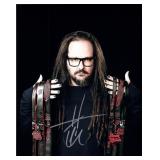 Korn Jonathan Davis facsimile signed photo