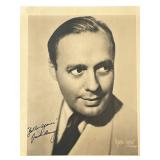 Jack Benny signed photo