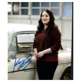 2 Broke Girls Kat Dennings facsimile signed photo