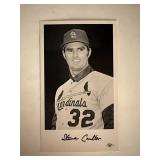 Steve Carlton facsimile signed photo. 3x5 inches