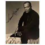 Samuel L. Jackson facsimile signed photo. 8x10...