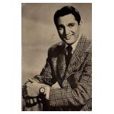 Robert Alda facsimile signed postcard. 3x5 inches