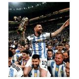 World Cup 2022 Lionel Messi facsimile signed photo