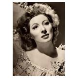 Greer Garson facsimile signed photo. 3x5 inches