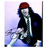 AC/DC Angus Young facsimile signed photo