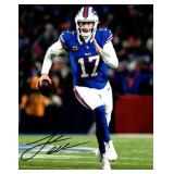 Buffalo Bills Josh Allen facsimile signed photo