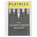 That Championship Season  Playbill