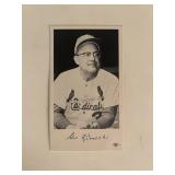 George Kissell facsimile signed photo. 3x5 Inches