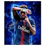 Brazilian soccer legend Neymar facsimile signed...