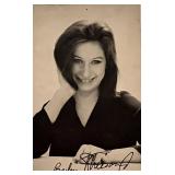 Barbra Streisand facsimile signed photo. 3x5...