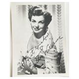 Esther Williams signed vintage photo
