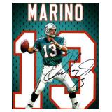 Miami Dolphins Dan Marino facsimile signed photo