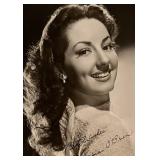 Virginia O'Brien facsimile signed photo. 3x5...