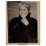 Joan Baez facsimile signed photo. 8x10 inches