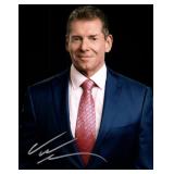 WWE CEO Vince McMahon facsimile signed photo