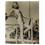 Evelyn Keyes facsimile signed photo. 3x5 inches