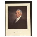 5th President James Monroe Facsimile Signed...