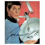 Star Trek Leonard Nimoy facsimile signed photo