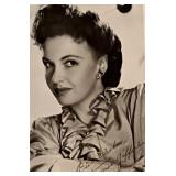 Frances Gifford facsimile signed photo. 3x5 inches