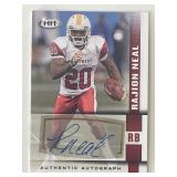 Rajion Neal signed autograph card