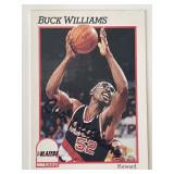 Blazers Buck Williams signed NBA Hoops trading...