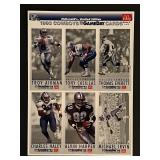 1993 Dallas Cowboys Uncut Card Sheet