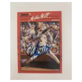 Mike Witt signed baseball card