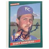 Kansas City Royals Scott Bankhead 1986 Donruss...