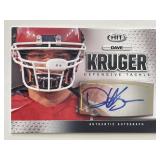 Dave Kruger signed 2013 Sage Hit #A145  trading...